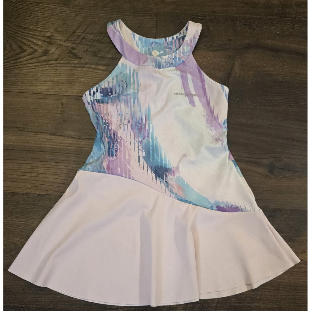 Moodytiger Tennis Dress Girls Size‎ 4 Pastel Pink Purple Athletic Jumper Skirt